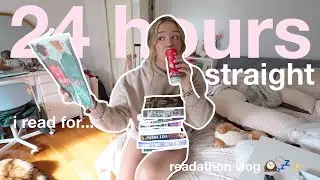 i read for 24 hours straight 24 hour reading vlog✨🕰️💤