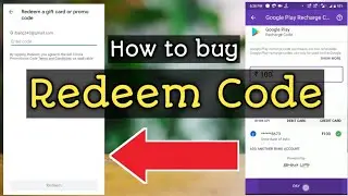 How to purchase redeem code | how to buy redeem code