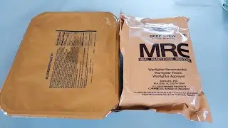 Tasting 2024 US Military MRE (Meal Ready to Eat) Menu NO 9