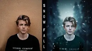 Snow Fall Effect Photoshop Tutorial - Dramatic Effects | PS 2019 |