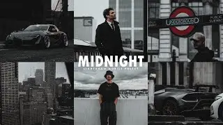 How to edit Midnight Urban Black - Free Lightroom Mobile Presets | Black Preset | Urban Preset