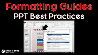 PowerPoint Best Practices Using Formatting Guides