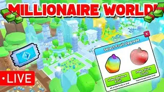 🤑💰MILLIONAIRE💵 WORLD 💲- Pet simulator 99 💸| Grinding & GIVEAWAYS🔴#shorts