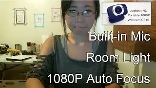 Logitech C615 Webcam Testing - 1080P Focus