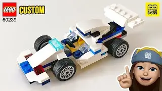 🔥CUSTOM FORMULA 1 CAR from LEGO City 60239 Building Ideas / Alternate Speed Build Moc Instructions