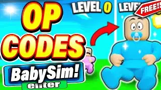 ALL *NEW* SECRET OP CODES! Baby Simulator Roblox (2023)