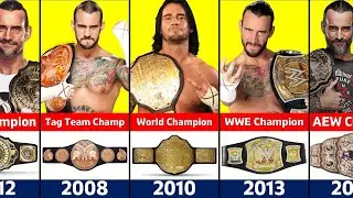 All CM Punk Title Wins in WWE