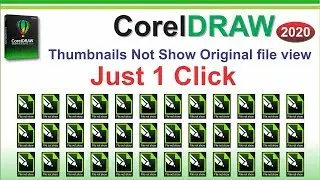 Corel Draw CDR file not Preview Thumbnails how to Salve this problem tutorial by, Amjad Graphics