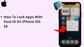 How To Lock Apps On iPhone With Face ID 2024/iOS18