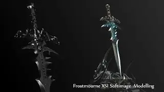 Warcraft - FROSTMOURNE - 3D Model (Parte 1) - Modellazione XSI softimage