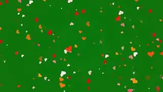 greenscreen Animation Love Effects || Heart Animation Green Screen HD Video