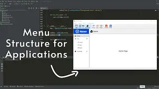 PyQt5 Programs | Menu Structure for applications