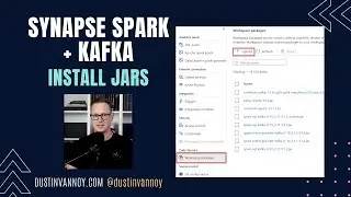 Azure Synapse Spark with Kafka - Installing JAR files