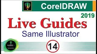 How to Enable Live Guides in Corel Draw 2019 tutorial by, Amjad Graphics Designer