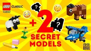 LEGO CLASSIC 10692 + 2 SECRET MODELS / BUILDING IDEAS FOR KIDS MOC / BRICKS SPEED BUILD INSTRUCTIONS