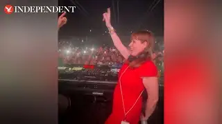 Watch: Angela Rayner dances behind DJ decks at Ibiza nightclub