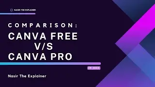 What is canva? And what is the difference between Canva free and Canva Pro?