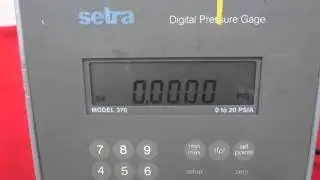 Setra 370 Digital Pressure Gauge 0-20 PSIA