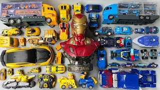 New Yellow & Blue TRANSFORMERS Robot Tobot Car: BUMBLEBEE & OPTIMUSPRIME, PAW Patrol Rescue Animated