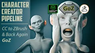 02 Character Creator to ZBrush & Back, Updating Proportions and Customizing your Character with GoZ!