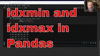 Understanding and using idxmin/idxmax in Pandas