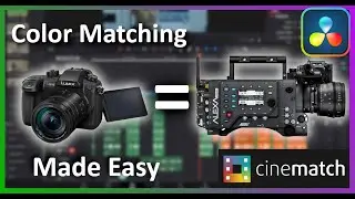 Color Match Multiple Cameras Fast In Davinci Resolve 17 | CineMatch Review