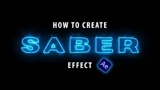 Saber Effect with Tracking in After Effects Tutorial