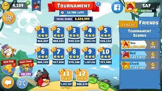 Angry Birds Friends. Tournament (15.06.2024). All levels 3 stars. Passage from Sergey Fetisov