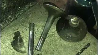 cutting apart SODIUM cooled exhaust valves (explaining how they cool better)