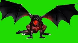 FREE HD Green Screen DRAGON FIRE