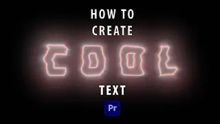 How To Use Saber text Effect in premiere pro tutorial