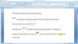 Combine text or any string from two or more cells into one cell