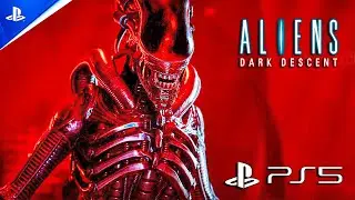 Aliens Dark Descent PS5 4K 60FPS Gameplay