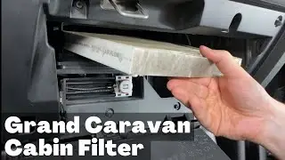 2012 - 2019 Dodge Grand Caravan Cabin Air Filter - How To Change - Remove Replace AC Location DIY