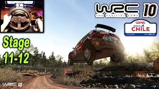 WRC 10 Rally Chile Stage 11-12 | Skoda Fabia Rally2 | P40 | Thrustmaster