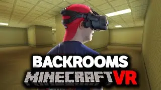 I Survived the Backrooms in VR Minecraft...