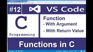 function with argument and return value in c