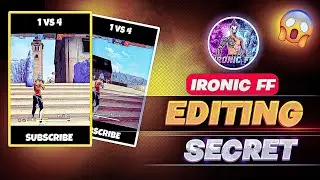 Ironic FF Editing Secrets Revealed 😱 | Edit Your Short Video Like Ironic FF - Rohit ff 69