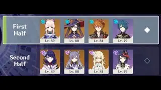 2.2 Spiral Abyss, Mono Hydro & Electro Teams - (Floor 12, 9 Stars)