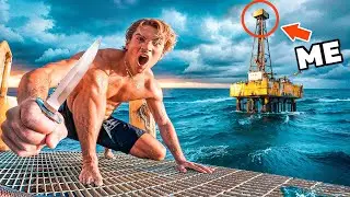 SURVIVAL CHALLENGE: No Food On a Abandoned Oil Rig