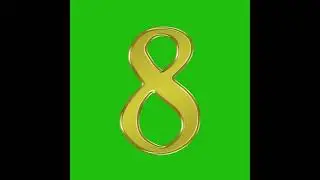 8, Number 8, Numbers, Green Screen Free Video, Green Screen, Chroma Key Background #greenscreen