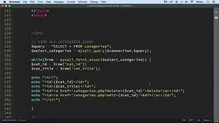 102 Updating or Editing Categories part 1   PHP Full Course 2021