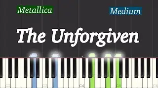 Metallica - The Unforgiven Piano Tutorial | Medium