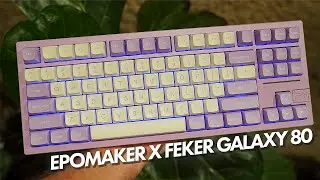 EPOMAKER x FEKER Galaxy 80 Keybord Review 💜