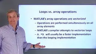 MATLAB Lesson 9.3 - Efficiency