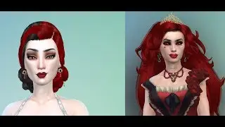 Sims 4 -Королева вампиров (CAS VAMPIRE QUEEN)