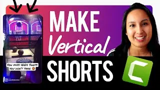 Camtasia 2022 | How to Make Video Vertical for Shorts