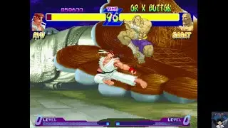 Street Fighter Alpha: Warriors' Dreams PS1 - Boss Fight: Ryu Vs Sagat