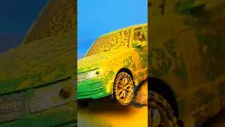 Красим Машинку цветными красками - Painting the car