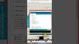 DC Motor Speed Control using Arduino in Proteus